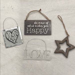 Bundle of Cute Hanging Home Decor/Signs